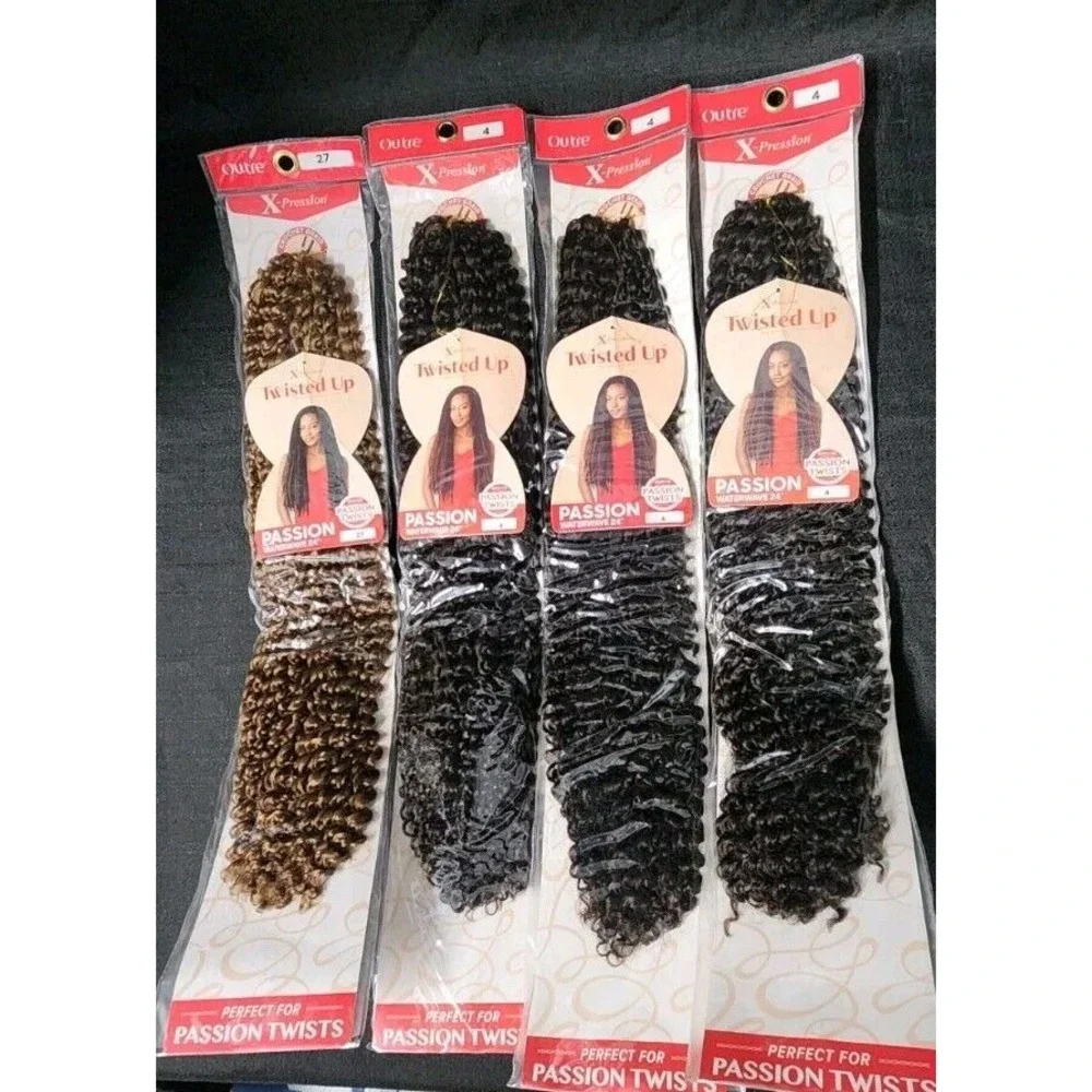 4pk Outre X-Pression Twisted Up - Color 4 27‎ New